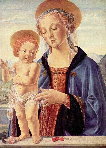 Andrea del Verrocchio Madonna with Child, Norge oil painting art